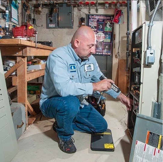 furnace cleaning technician